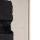 Echoes of Shadows II Hand Painted Brown Floater Frame Wall Art