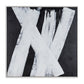 Intersecting Dimensions Hand Painted White Floater Frame Wall Art