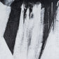 Intersecting Dimensions Hand Painted White Floater Frame Wall Art
