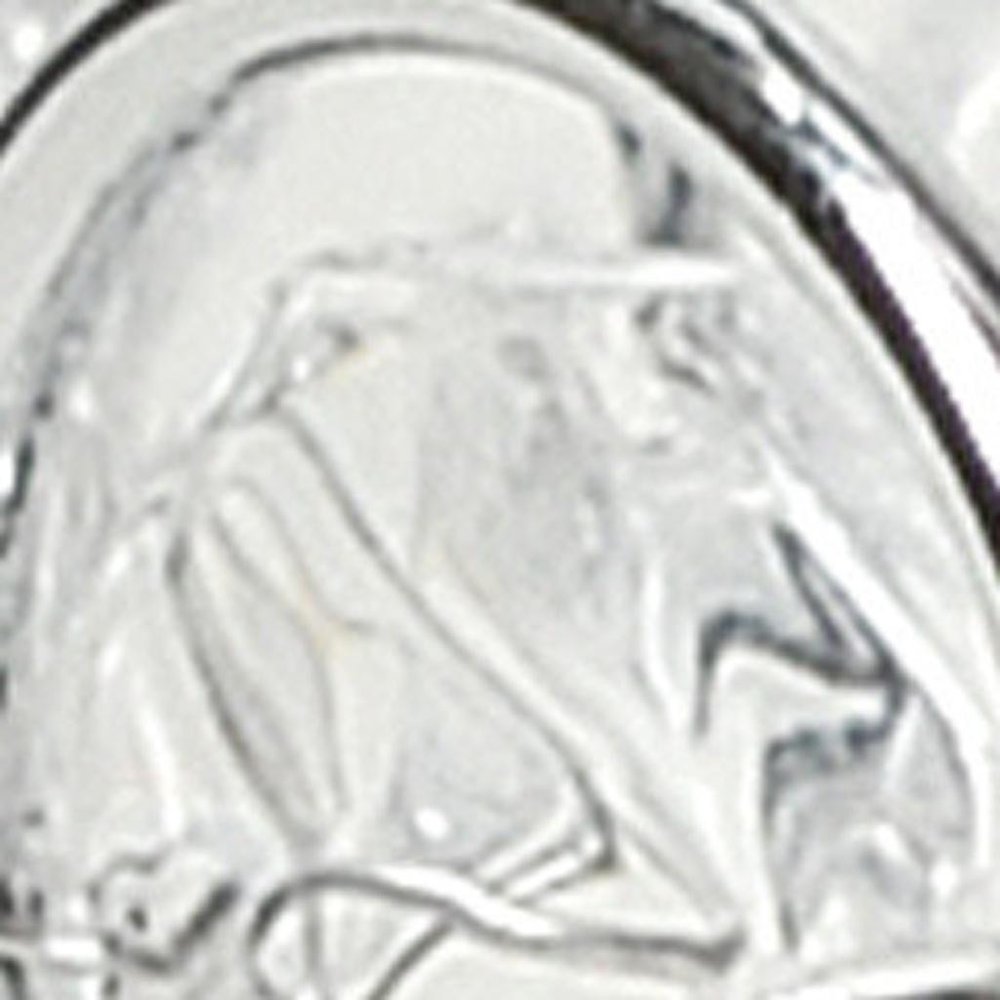 3" Silver And Clear Faux Crystal And Metal Cylinder Table Vase