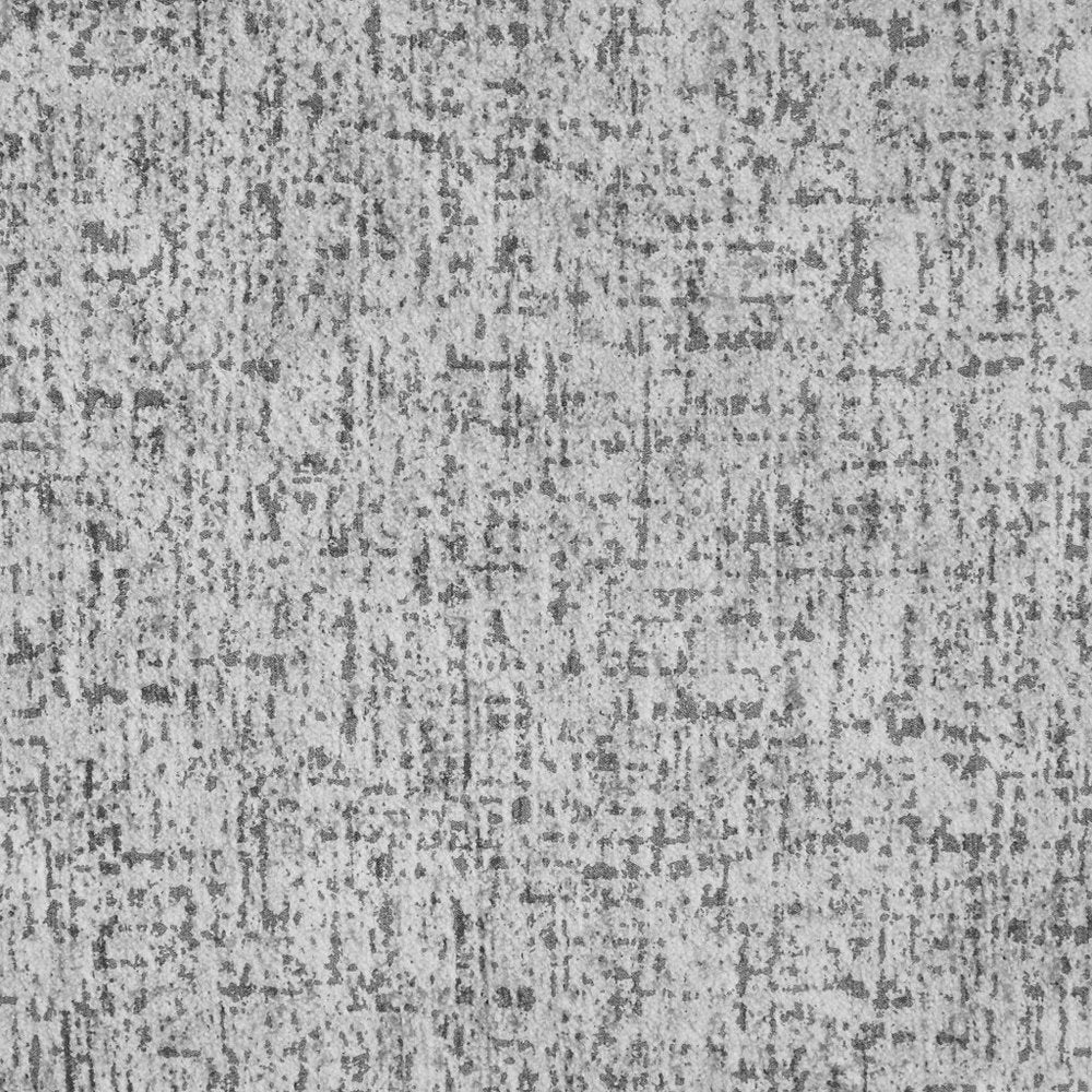 Set of Two Light Gray and Black Upholstered Fabric And Wood Dining Side Chairs