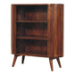 39" Chestnut Solid Wood Three Tier Bookcase