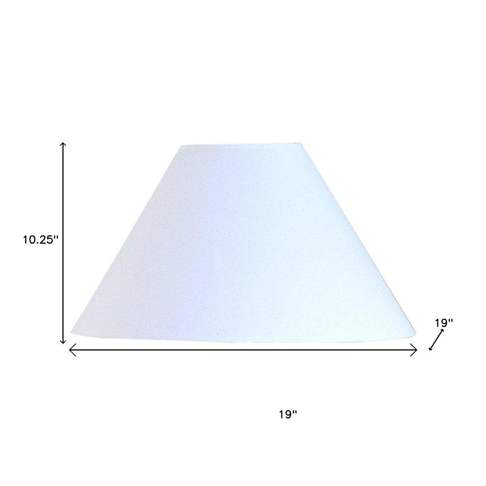 Off White Linen Plain Empire Lamp Shade