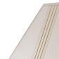 Off White Linen Pleated Empire Lamp Shade