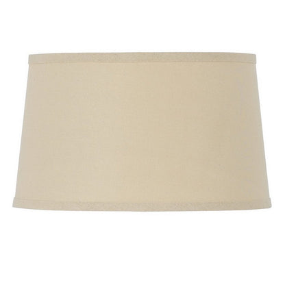 Tan Linen Drum Lamp Shade