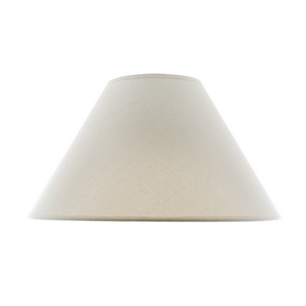 Off White Linen Plain Empire Lamp Shade