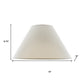 Off White Linen Plain Empire Lamp Shade