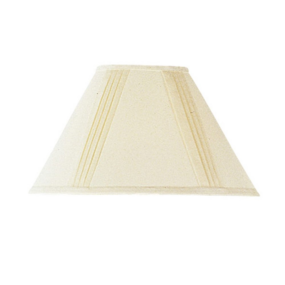 Off White Linen Pleated Empire Lamp Shade
