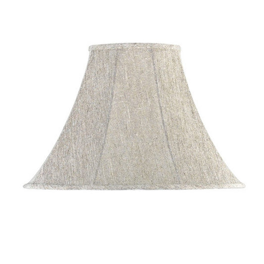 Light Gray Linen Plain Bell Lamp Shade