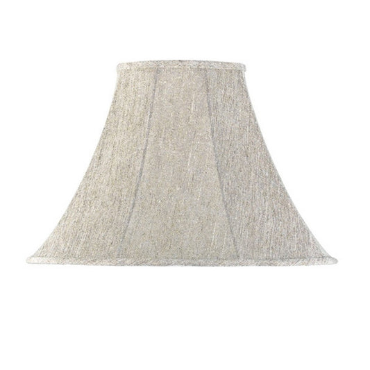 Light Gray Linen Plain Bell Lamp Shade