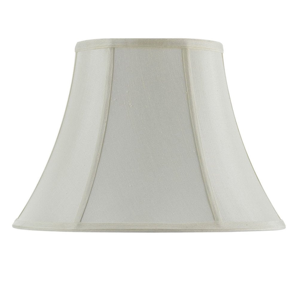 Eggshell Linen Piped Bell Lamp Shade