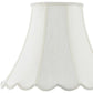 Eggshell Linen Piped Bell Lamp Shade