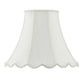 Eggshell Linen Piped Bell Lamp Shade