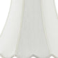 Eggshell Linen Piped Bell Lamp Shade