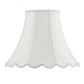 Eggshell Linen Piped Bell Lamp Shade