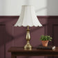 Eggshell Linen Piped Bell Lamp Shade
