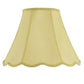 Champagne Gold Linen Piped Bell Lamp Shade