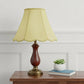 Champagne Gold Linen Piped Bell Lamp Shade