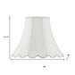 Eggshell Linen Piped Bell Lamp Shade