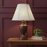 Eggshell Linen Piped Empire Lamp Shade