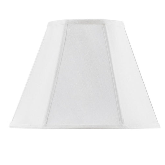 White Linen Piped Empire Lamp Shade