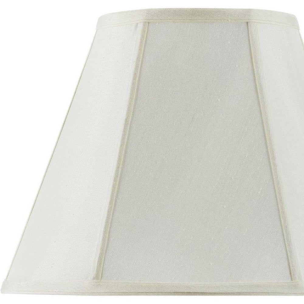 Eggshell Linen Piped Empire Lamp Shade