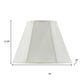 Eggshell Linen Piped Empire Lamp Shade