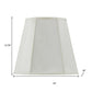 Eggshell Linen Piped Empire Lamp Shade