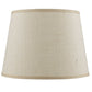 Light Brown Burlap Plain Drum Lamp Shade