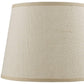 Light Brown Burlap Plain Drum Lamp Shade