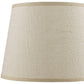 Light Brown Burlap Plain Drum Lamp Shade