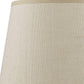 Light Brown Burlap Plain Drum Lamp Shade