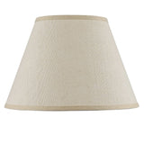 Light Brown Burlap Plain Drum Lamp Shade