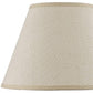 Light Brown Burlap Plain Drum Lamp Shade