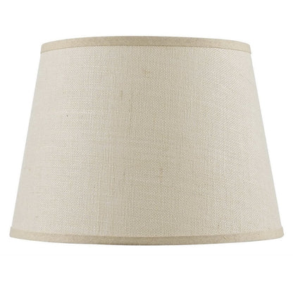 Light Brown Burlap Plain Drum Lamp Shade
