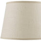 Light Brown Burlap Plain Drum Lamp Shade