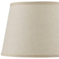 Light Brown Burlap Plain Drum Lamp Shade