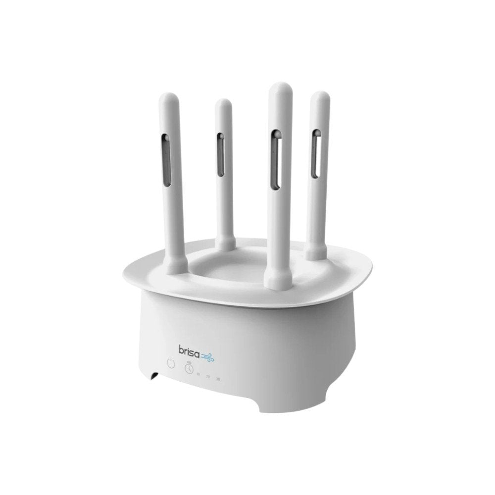 9" Brisa White Powered Drying Rack