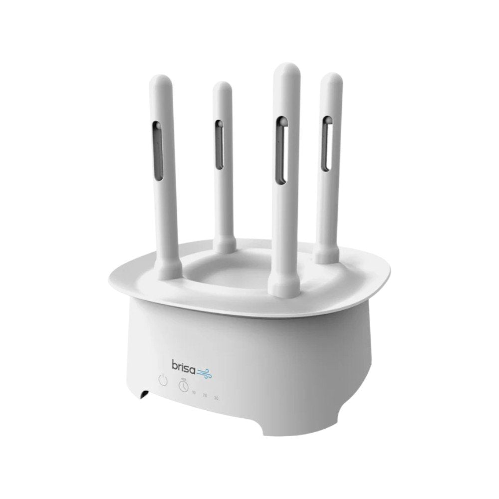 9" Brisa White Powered Drying Rack