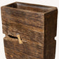 Brown Wood Pot Planter