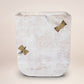 White Wood Pot Planter
