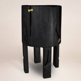Black Wood Pot Planter