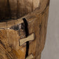 Brown Wood Pot Planter