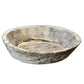 5" Beige Wood Decorative Bowl