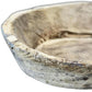 5" Beige Wood Decorative Bowl