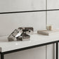 Set of Three Silver And Black Decorative Dominoes
