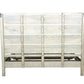 Gray Slat Back Solid Wood King Bed Frame