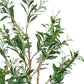 60" Green Olive Artificial Tree in a Black Pot