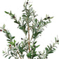 84" Green Olive Artificial Tree in a Black Pot