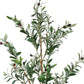 84" Green Olive Artificial Tree in a Black Pot